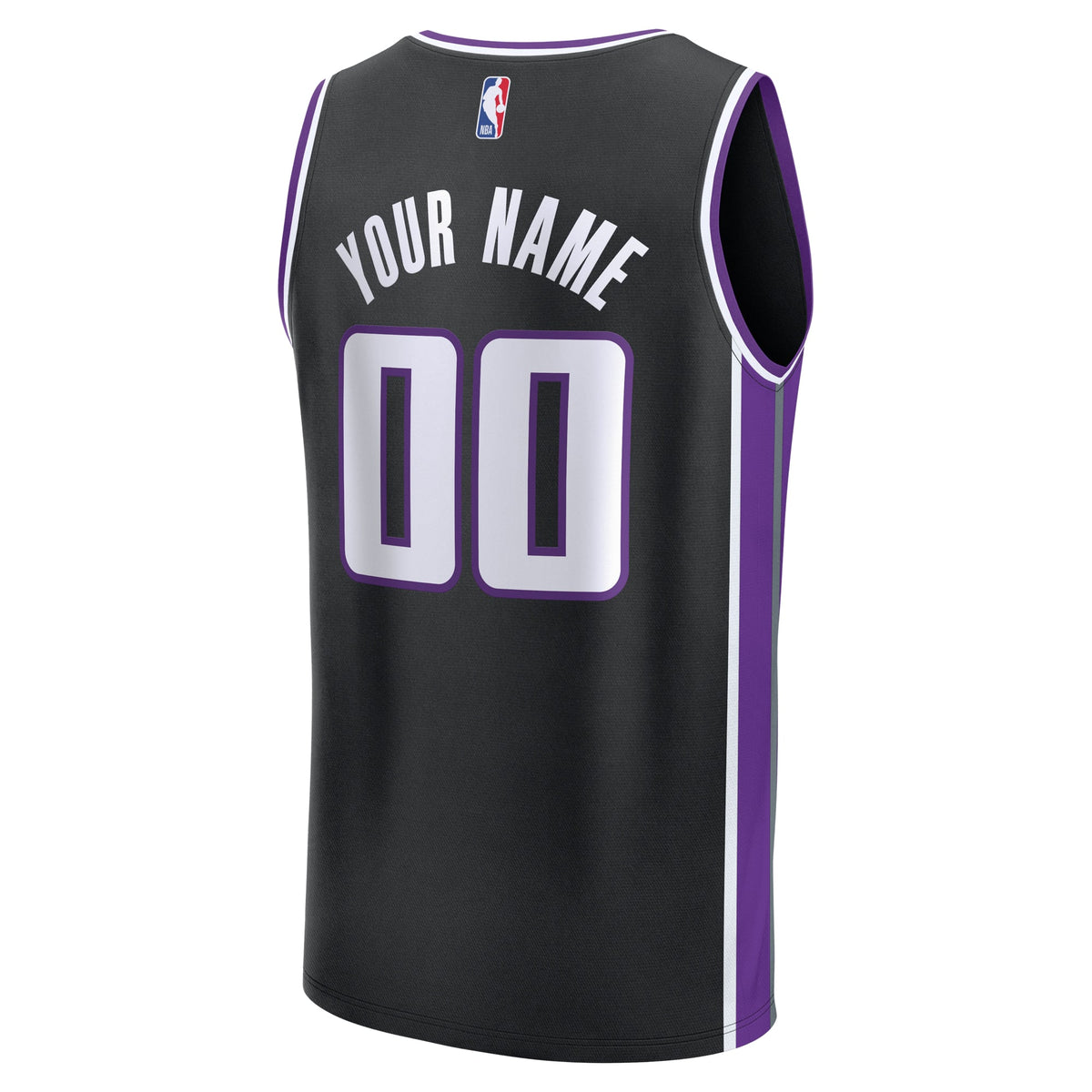 Youth Sacramento Kings Fanatics Black Fast Break Custom product image 4
