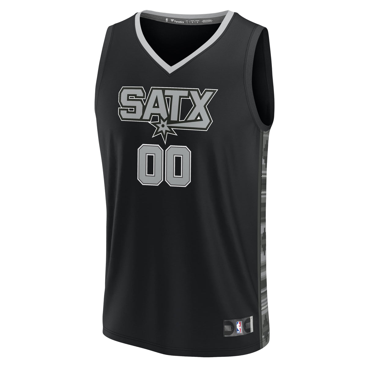 Youth San Antonio Spurs Fanatics Black Fast Break Replica product image 3