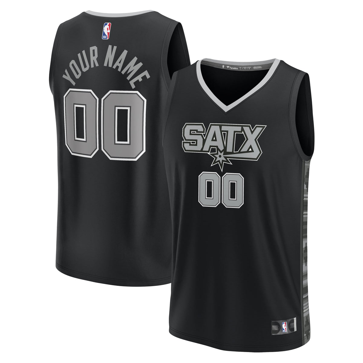 Youth San Antonio Spurs Fanatics Black Fast Break Replica product image 1