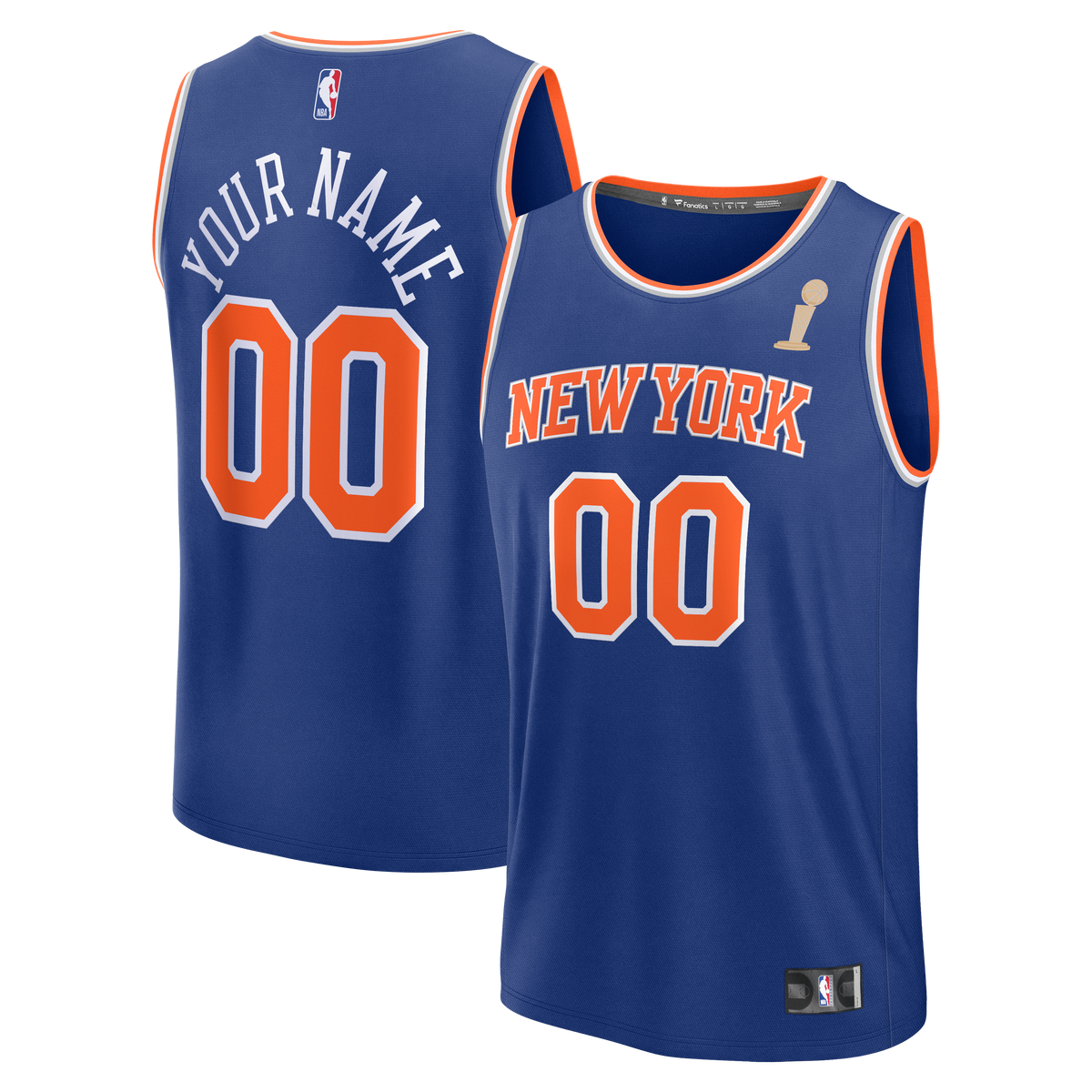Youth New York Knicks Fanatics Blue 2026 NBA Finals Fast product image 1