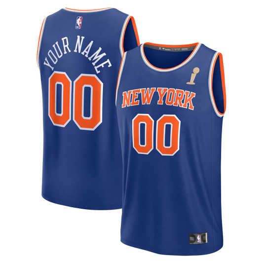 Youth New York Knicks Fanatics Blue 2026 NBA Finals Fast product image 1