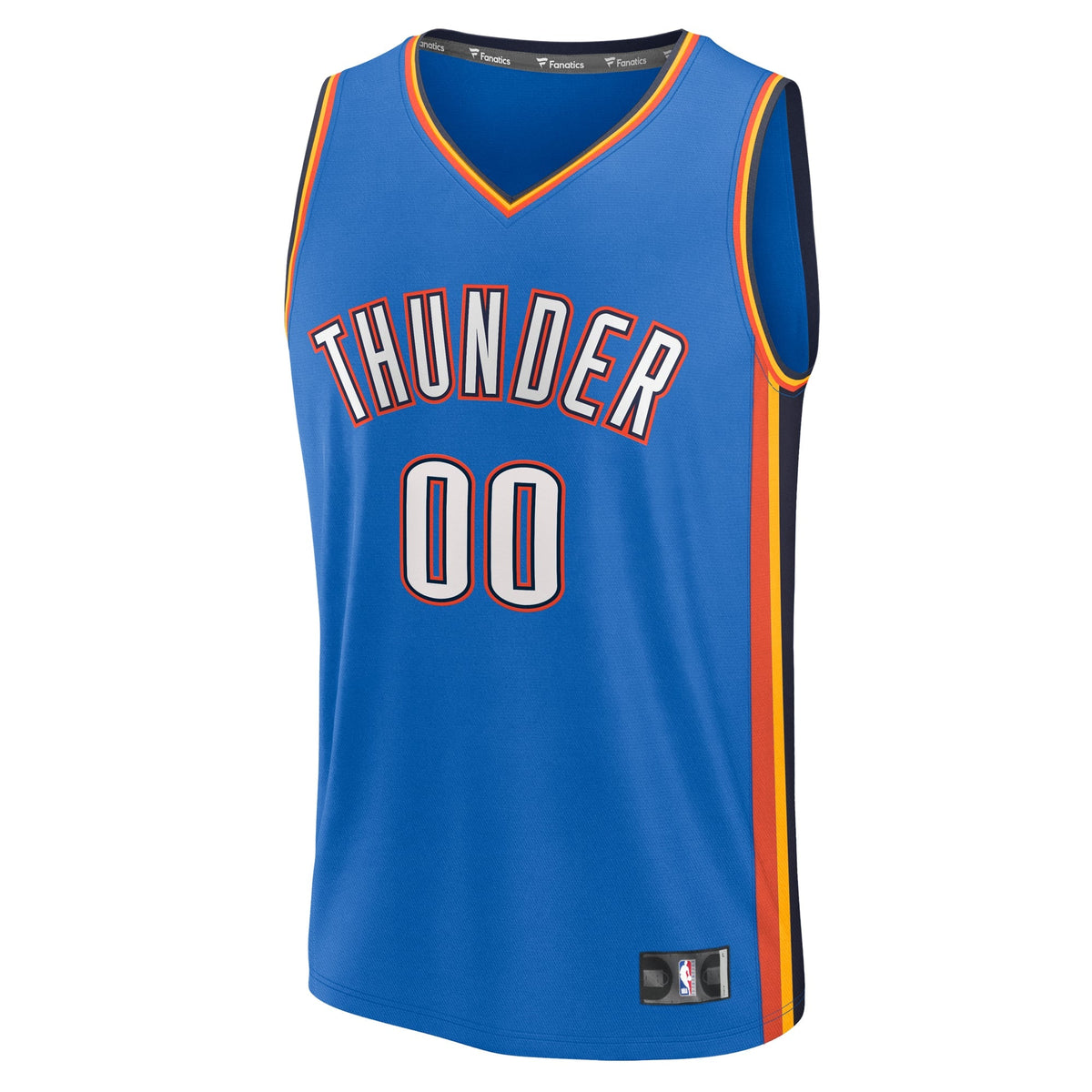 Youth Oklahoma City Thunder Fanatics Blue Fast Break Custom product image 3