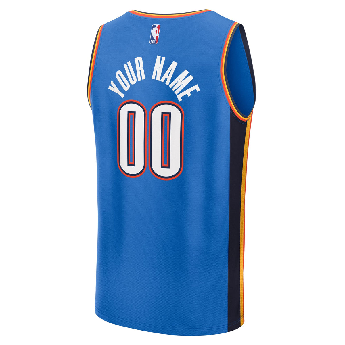 Youth Oklahoma City Thunder Fanatics Blue Fast Break Custom product image 4