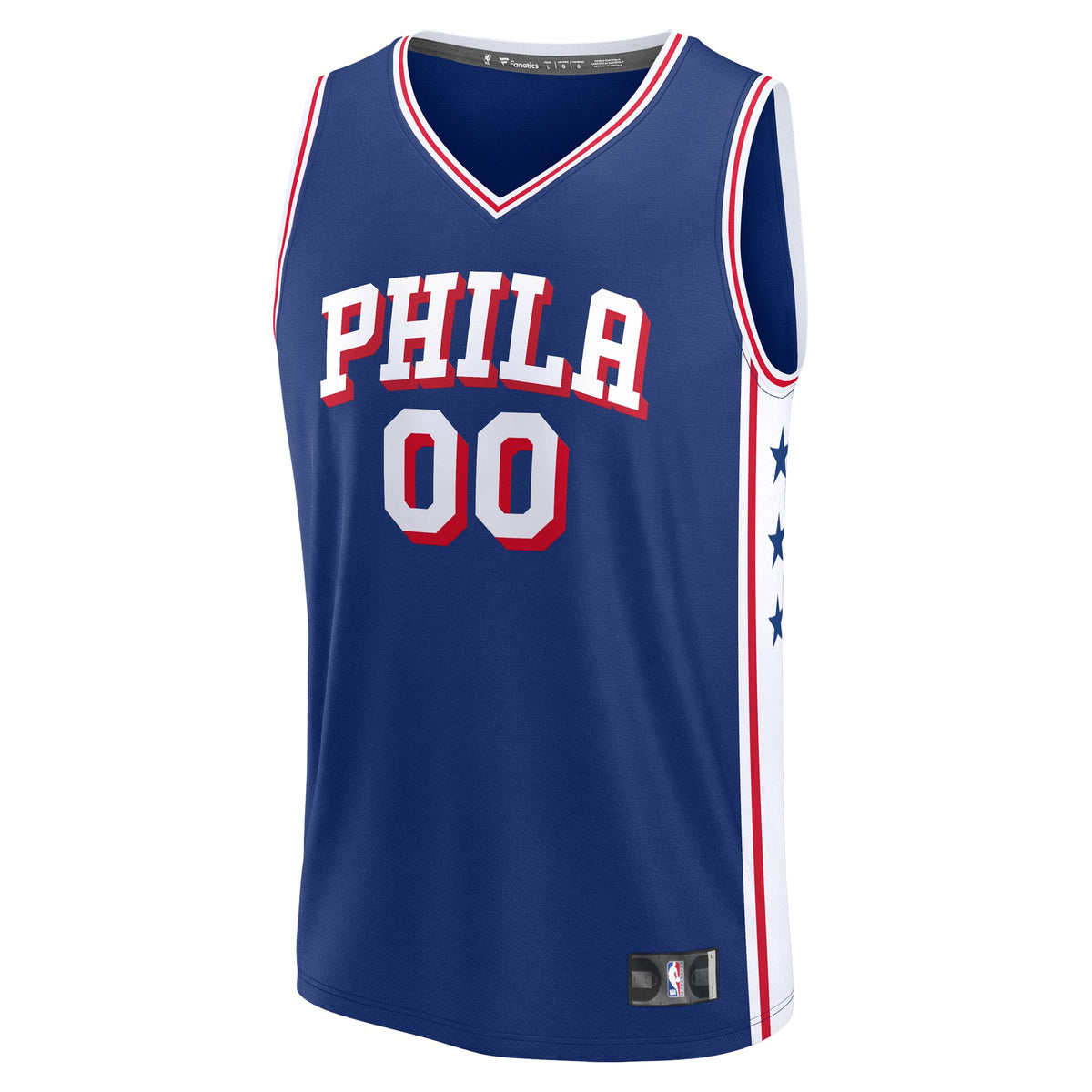 Youth Philadelphia 76ers Fanatics Blue Fast Break Custom product image 3