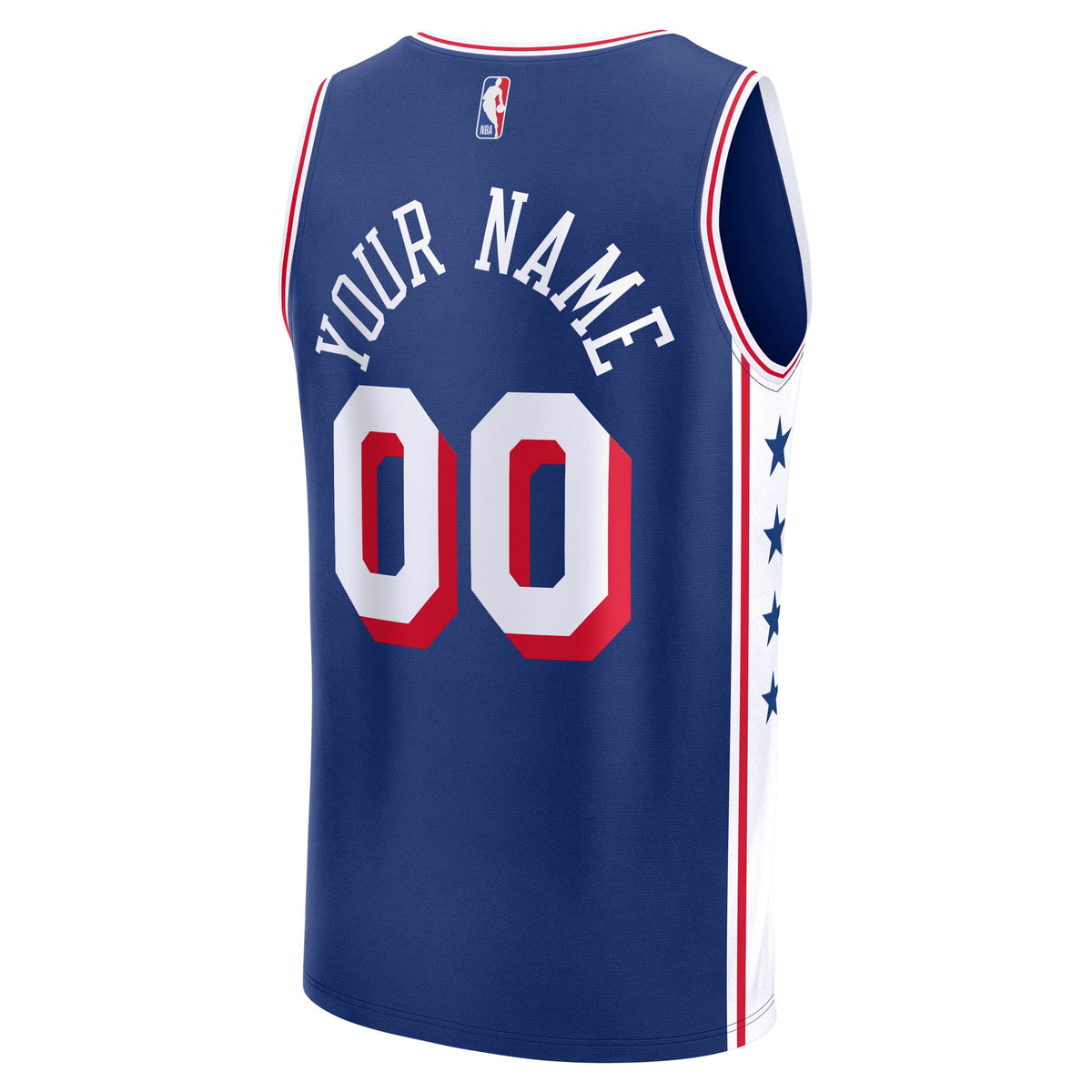Youth Philadelphia 76ers Fanatics Blue Fast Break Custom product image 4