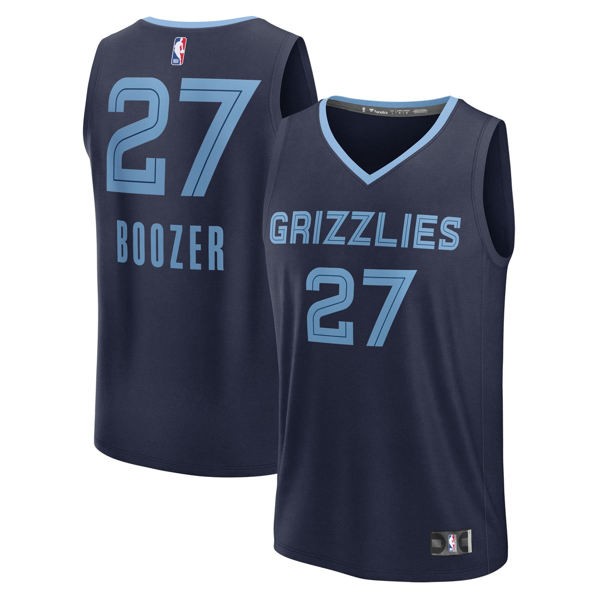 Youth Memphis Grizzlies Cameron Boozer Fanatics Navy Fast product image 2