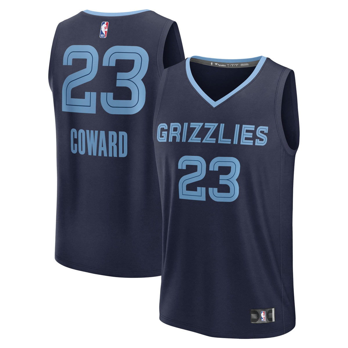 Youth Memphis Grizzlies Cedric Coward Fanatics Navy 2025 product image 2