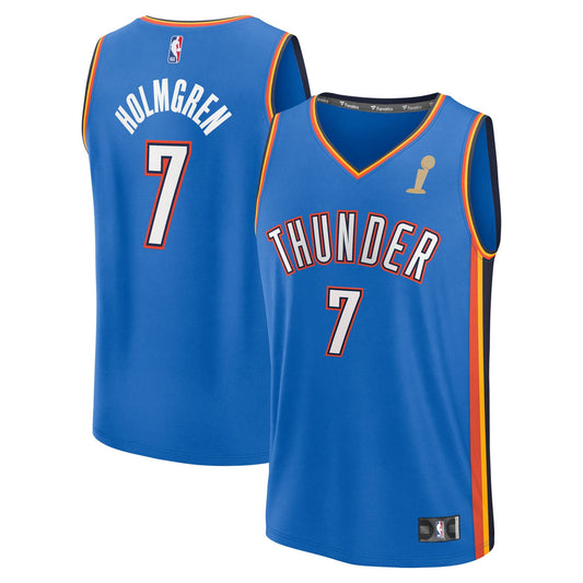 Youth Oklahoma City Thunder Chet Holmgren Fanatics Blue product image 1
