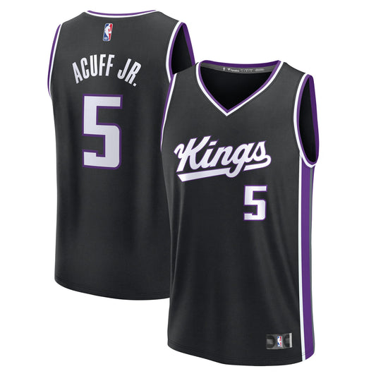 Youth Sacramento Kings Darius Acuff Jr. Fanatics Black Fast product image 1