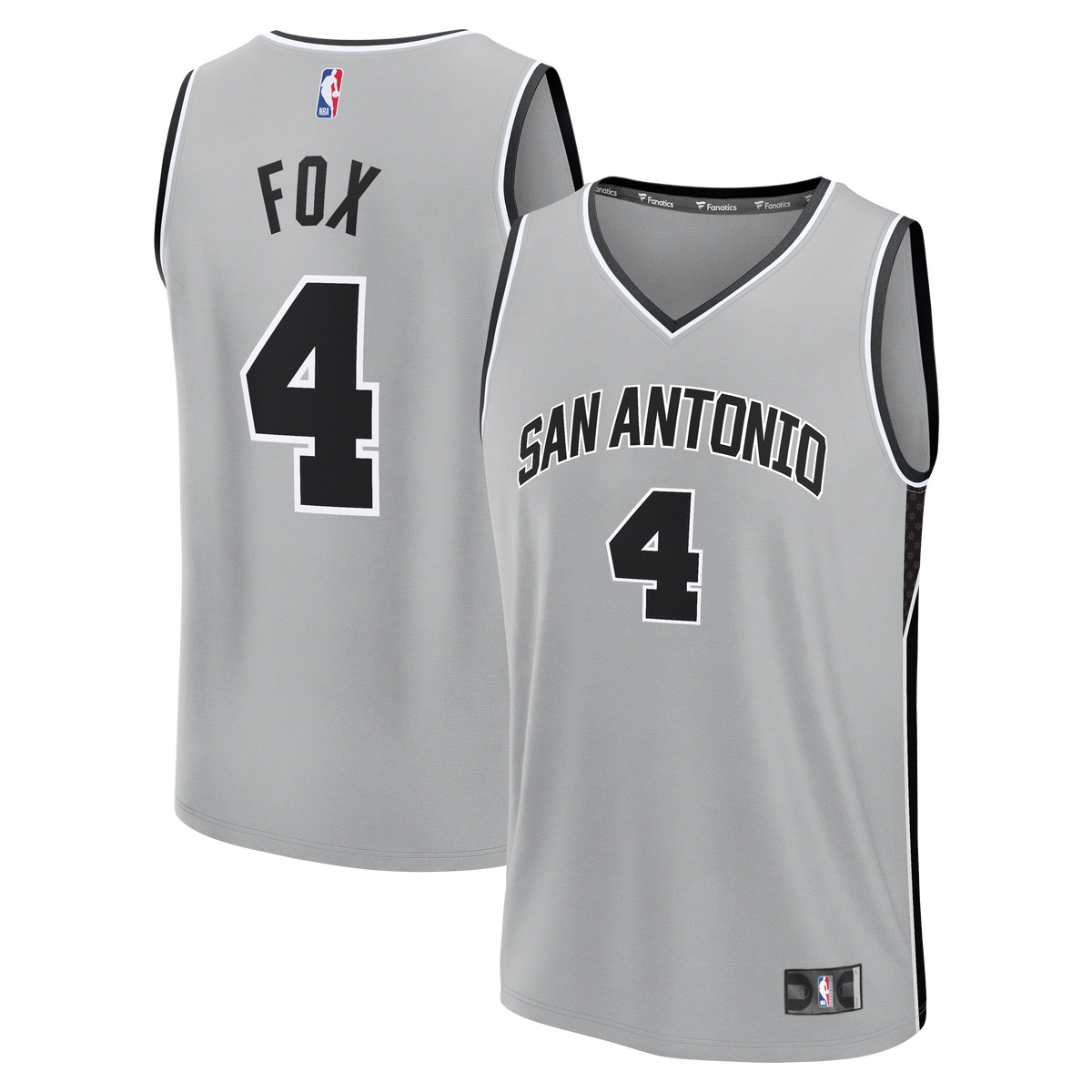 Youth San Antonio Spurs De'Aaron Fox Fanatics Silver Fast product image 1