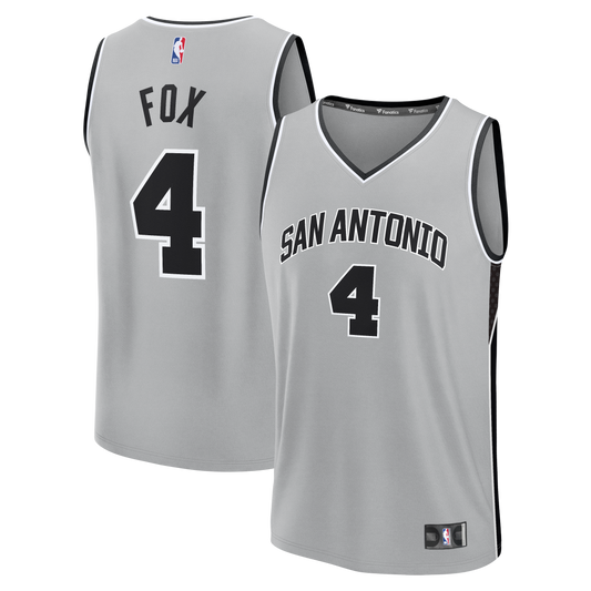 Youth San Antonio Spurs De'Aaron Fox Fanatics Silver Fast product image 1