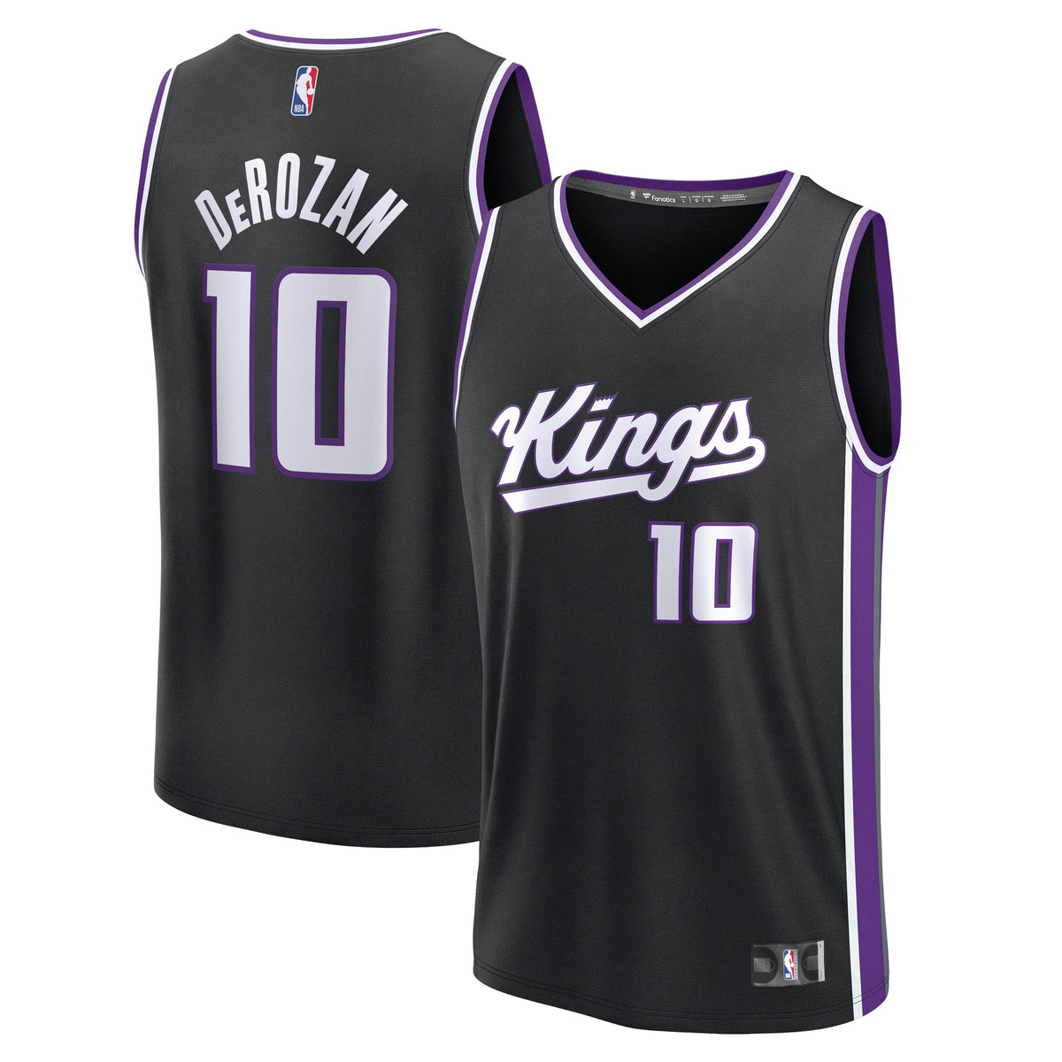 Youth Sacramento Kings DeMar DeRozan Fanatics Black Fast product image 2