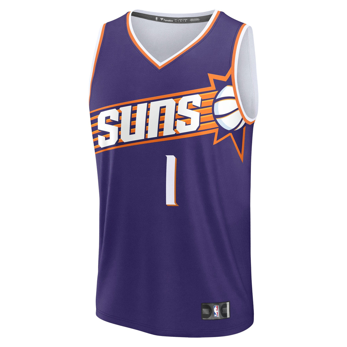 Youth Phoenix Suns Devin Booker Fanatics Purple Fast Break product image 3