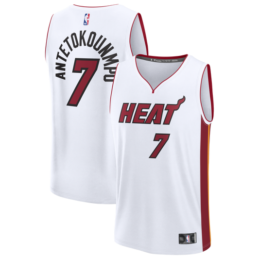 Youth Miami Heat Giannis Antetokounmpo Fanatics White Fast product image 1