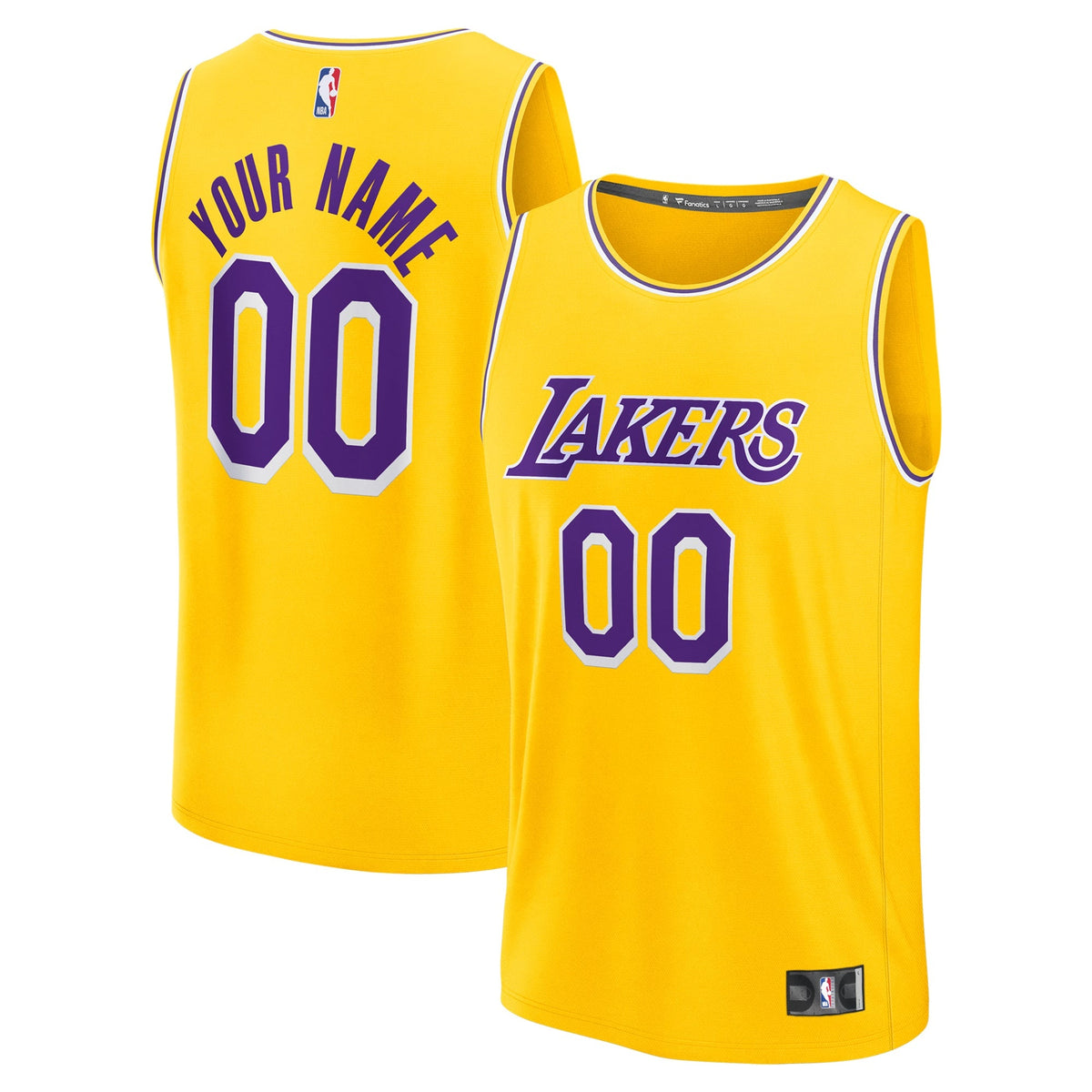 Youth Los Angeles Lakers Fanatics Gold Fast Break Custom product image 1