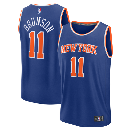 Youth New York Knicks Jalen Brunson Fanatics Blue Fast product image 1
