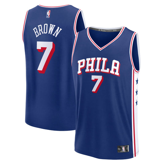 Youth Philadelphia 76ers Jaylen Brown Fanatics Royal Fast product image 1