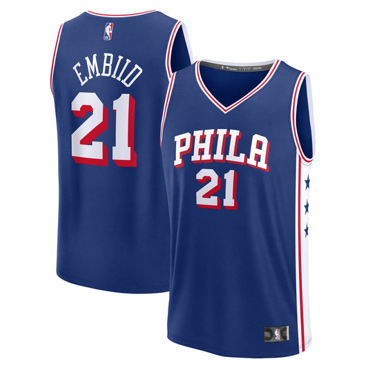 Youth Philadelphia 76ers Joel Embiid Fanatics Royal Fast product image 1