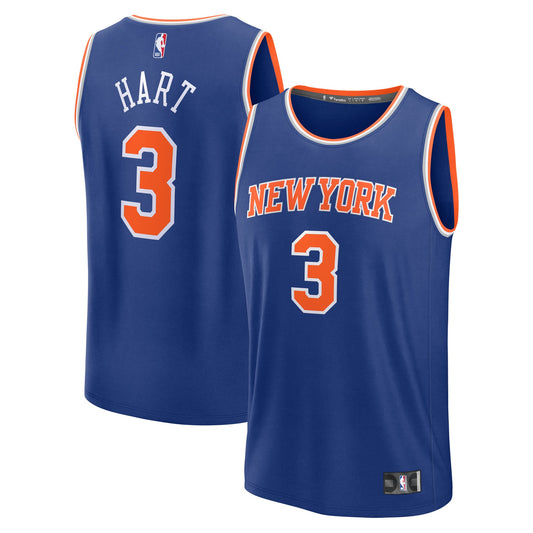 Youth New York Knicks Josh Hart Fanatics Blue Fast Break product image 1