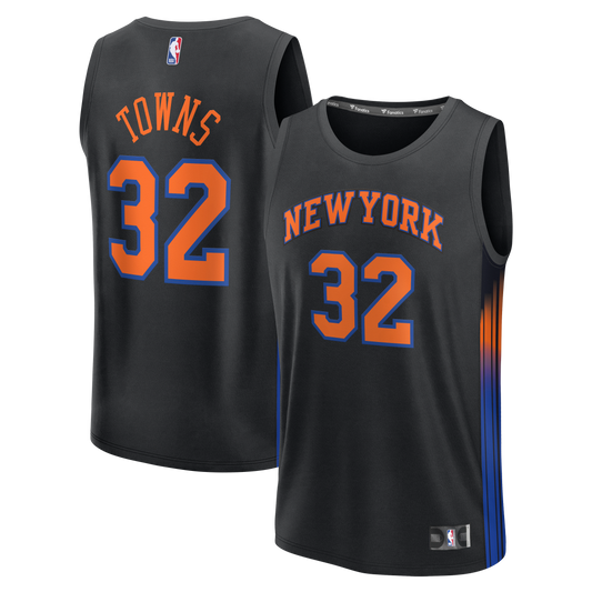 Youth New York Knicks Karl-Anthony Towns Fanatics Black product image 1