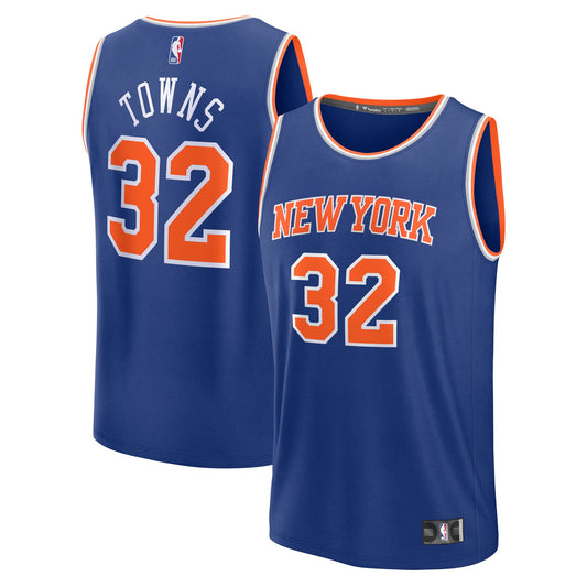 Youth New York Knicks Karl-Anthony Towns Fanatics Blue Fast product image 1