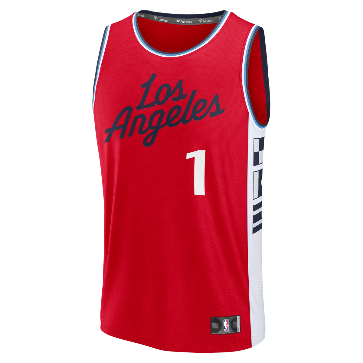Youth LA Clippers Keaton Wagler Fanatics Red Fast Break product image 3