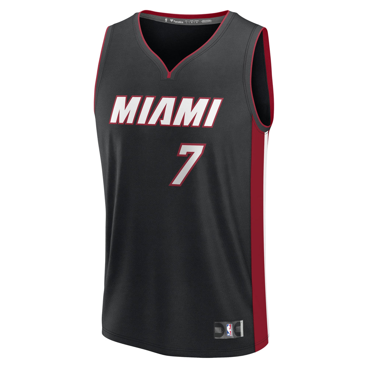 Youth Miami Heat Kel'el Ware Fanatics Black Fast Break product image 3