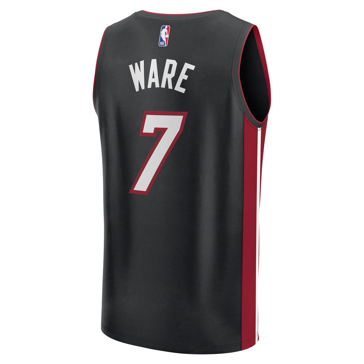 Youth Miami Heat Kel'el Ware Fanatics Black Fast Break product image 4