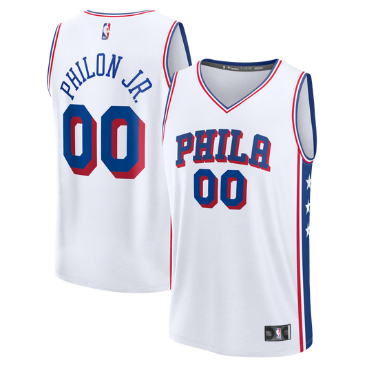Youth Philadelphia 76ers Labaron Philon Jr. Fanatics White product image 1