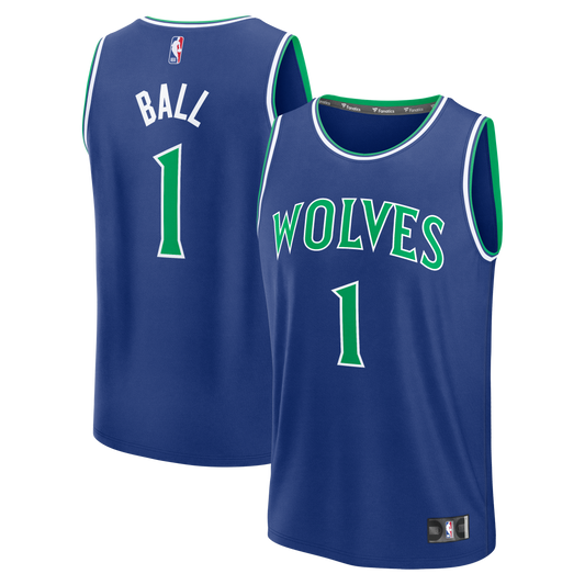 Youth Minnesota Timberwolves LaMelo Ball Fanatics Blue Fast product image 1