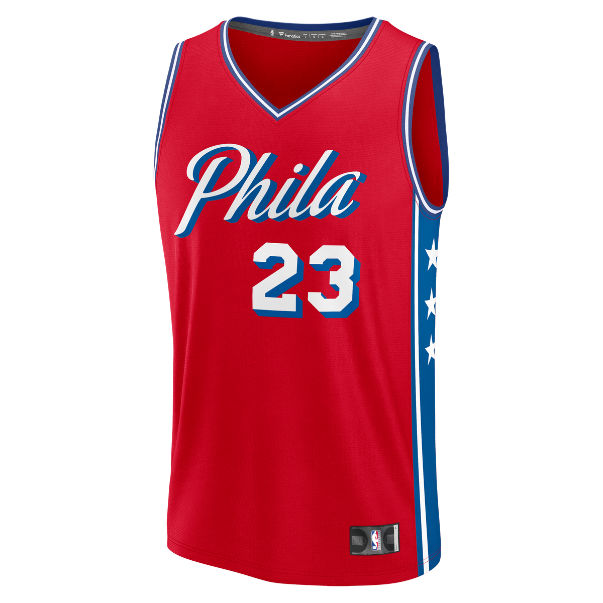 Youth Philadelphia 76ers LeBron James Fanatics Red Fast product image 3