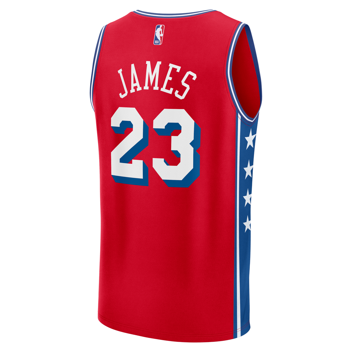 Youth Philadelphia 76ers LeBron James Fanatics Red Fast product image 4
