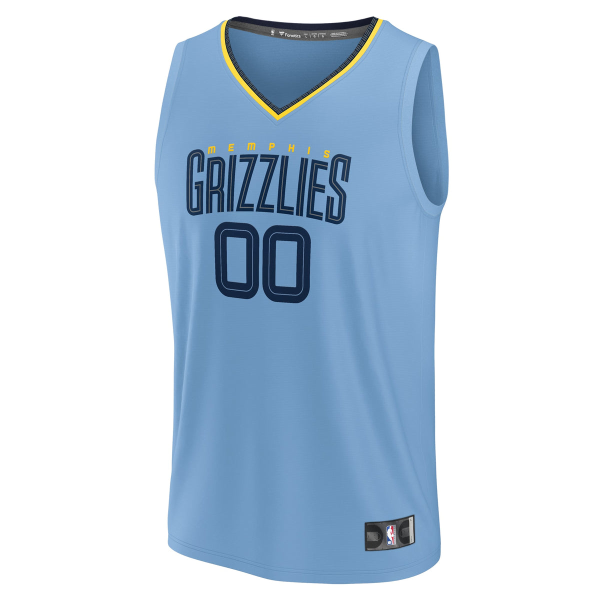 Youth Memphis Grizzlies Fanatics Light Blue Fast Break product image 3