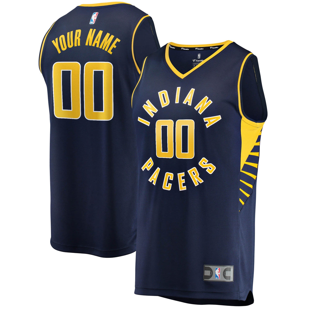 Youth Indiana Pacers Fanatics Navy Fast Break Custom product image 1