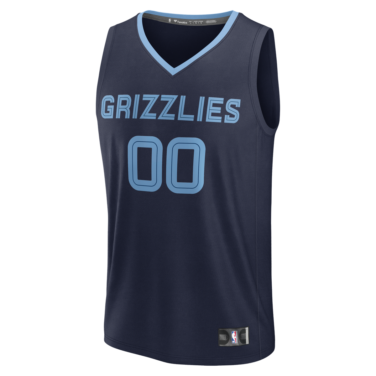Youth Memphis Grizzlies Fanatics Navy Fast Break Custom product image 3