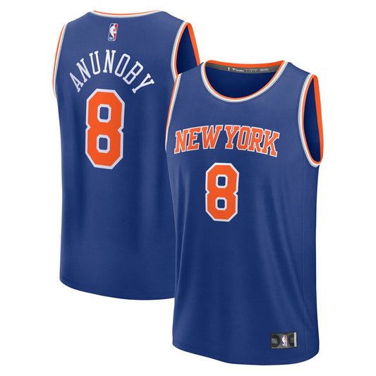 Youth New York Knicks OG Anunoby Fanatics Blue Fast Break product image 1