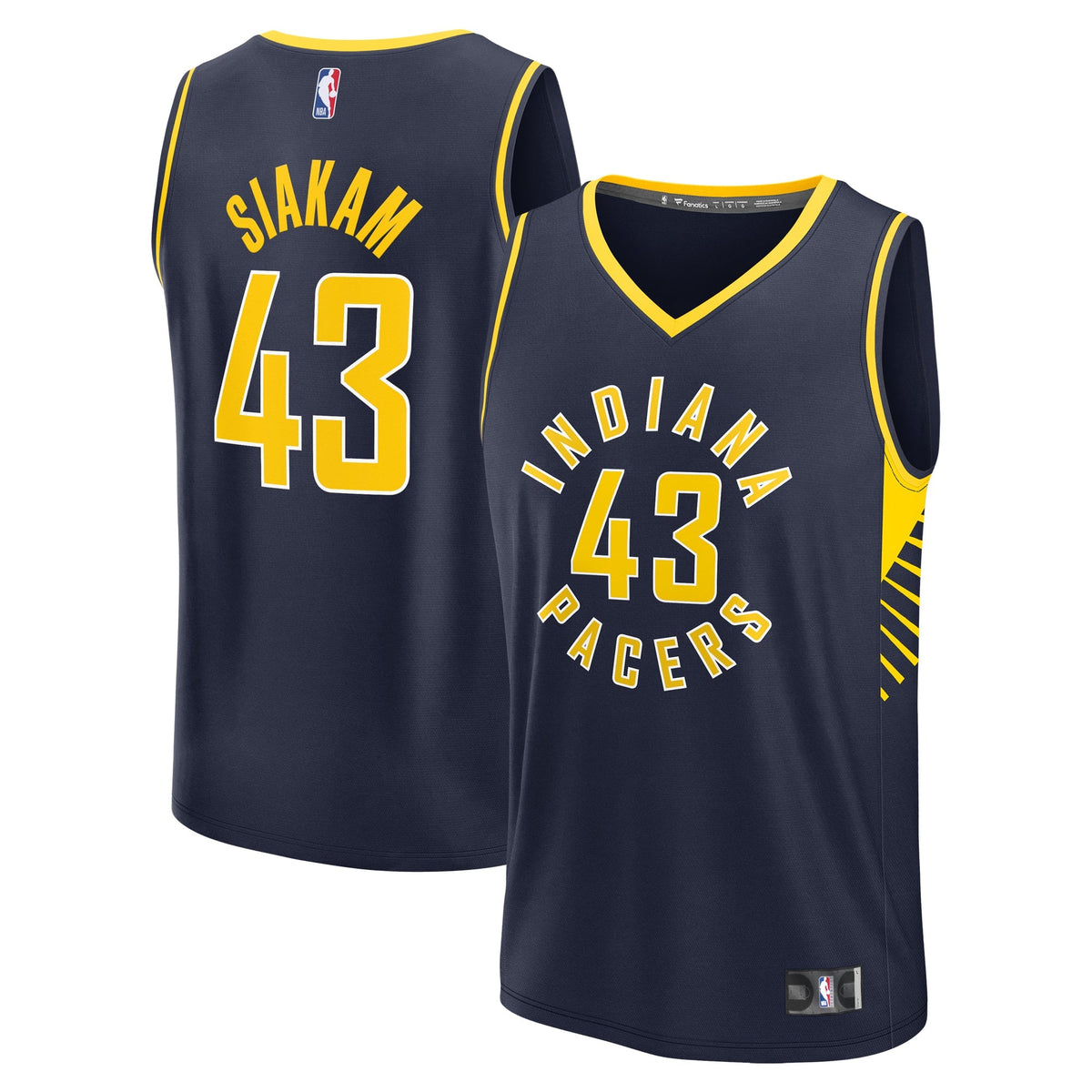 Youth Indiana Pacers Pascal Siakam Fanatics Navy Fast Break product image 2