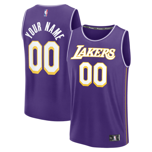 Youth Los Angeles Lakers Fanatics Purple Fast Break Custom product image 1