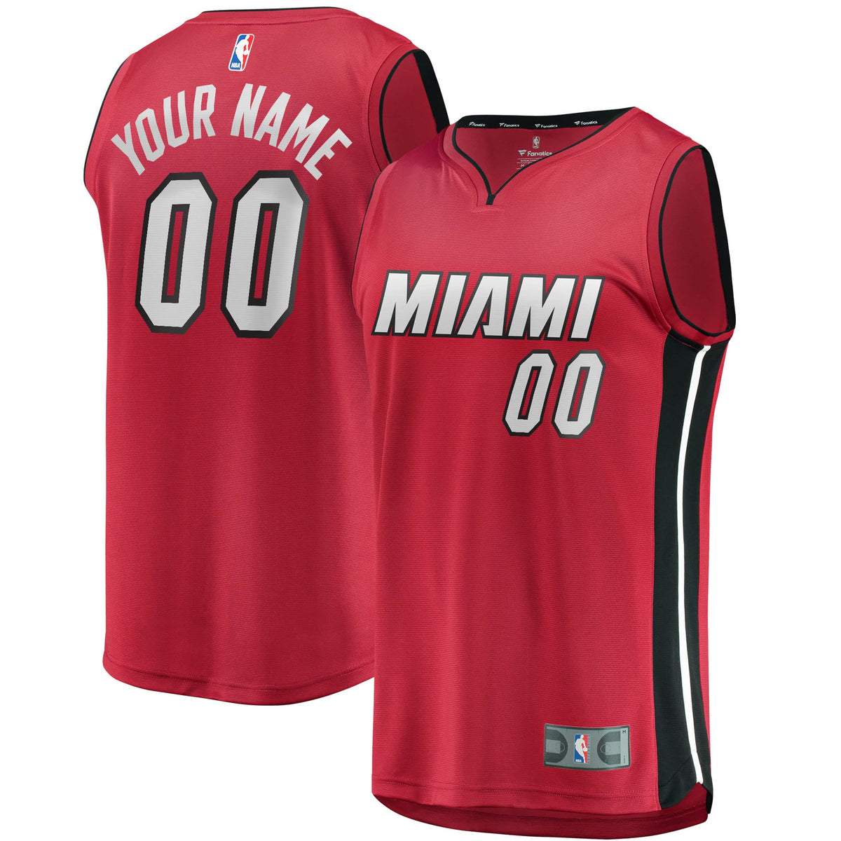 Youth Miami Heat Fanatics Red Fast Break Replica Custom product image 1