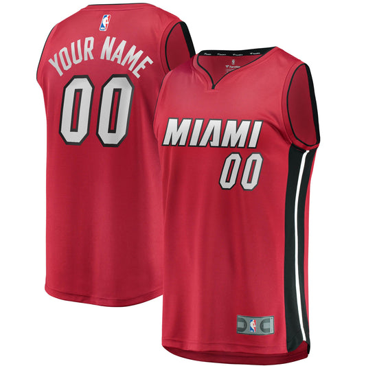 Youth Miami Heat Fanatics Red Fast Break Replica Custom product image 1