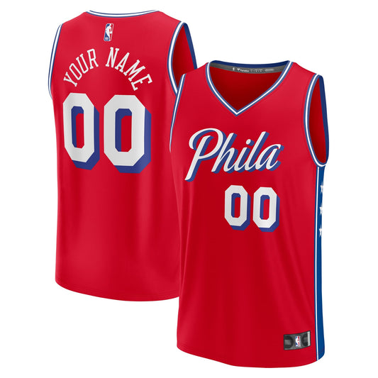 Youth Philadelphia 76ers Fanatics Red Fast Break Replica product image 1
