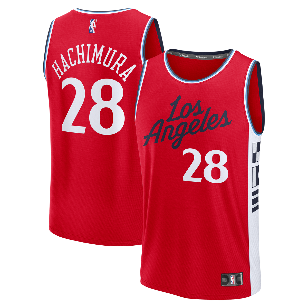 Youth LA Clippers Rui Hachimura Fanatics Red Fast Break product image 1