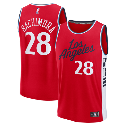 Youth LA Clippers Rui Hachimura Fanatics Red Fast Break product image 1