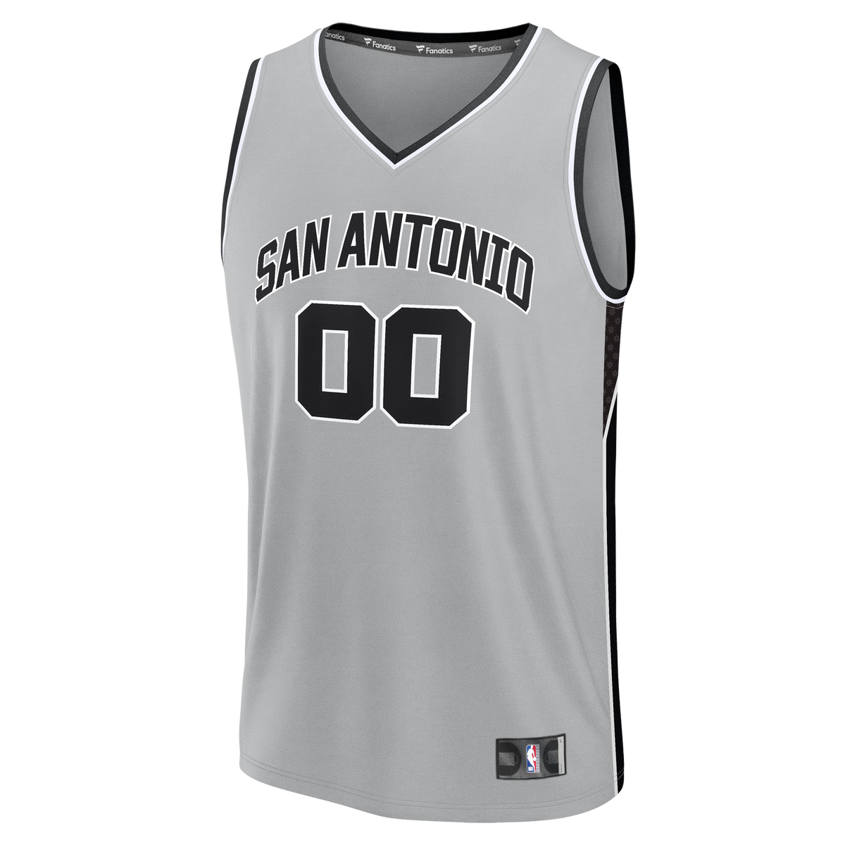 Youth San Antonio Spurs Fanatics Silver Fast Break Custom product image 3