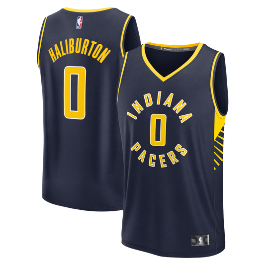 Youth Indiana Pacers Tyrese Haliburton Fanatics Navy Fast product image 1