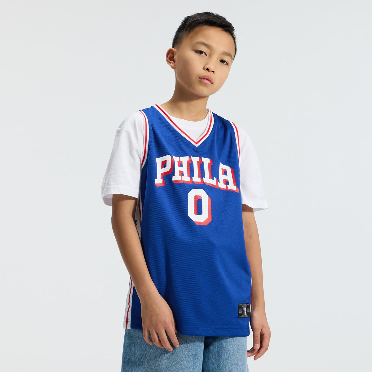 Youth Philadelphia 76ers Tyrese Maxey Fanatics Royal Fast product image 3