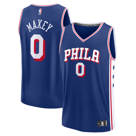 Youth Philadelphia 76ers Tyrese Maxey Fanatics Royal Fast product image 1