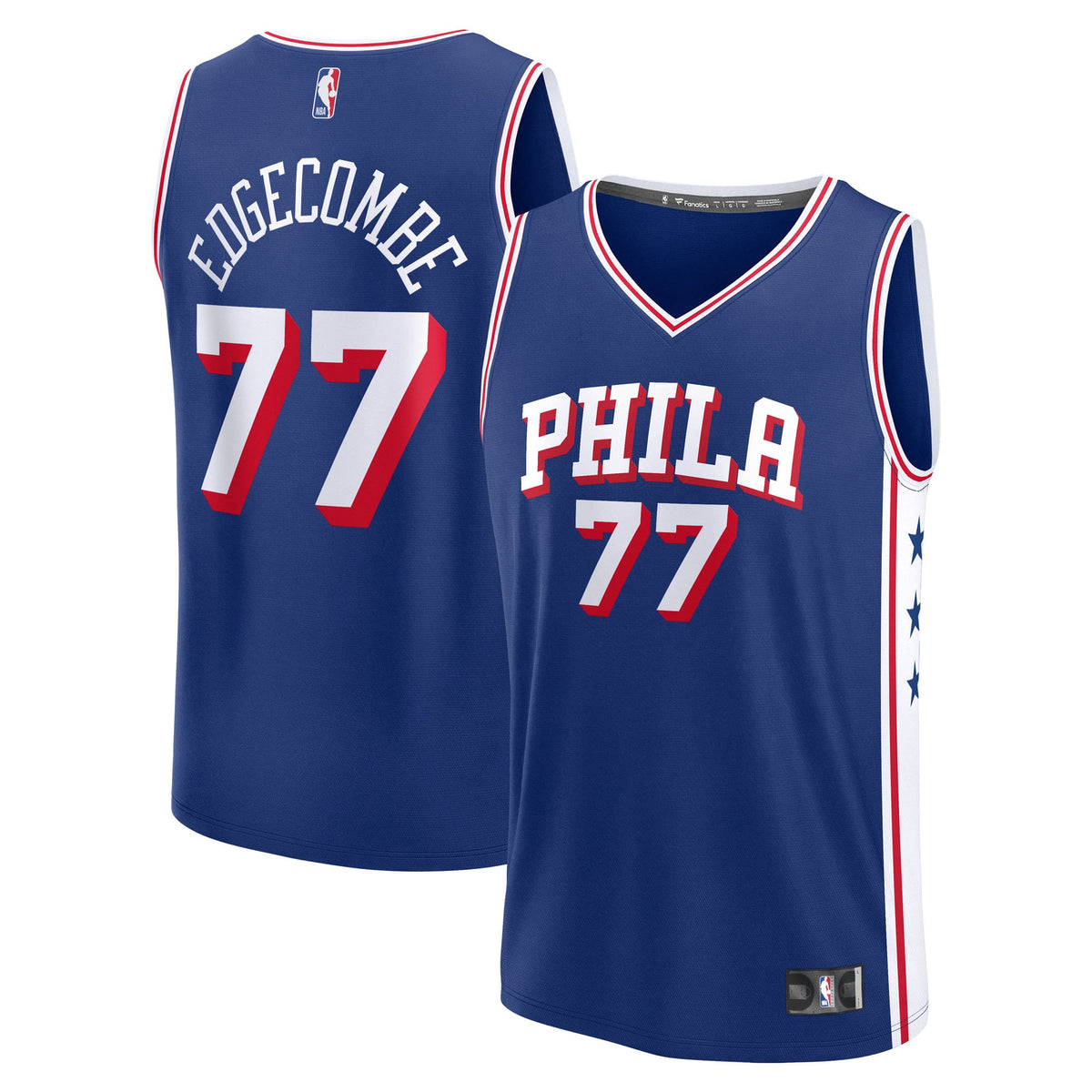 Youth Philadelphia 76ers V. J. Edgecombe Fanatics Royal product image 1