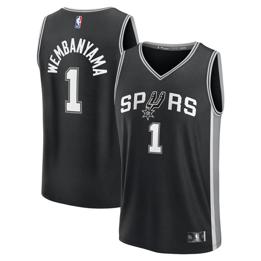 Youth San Antonio Spurs Victor Wembanyama Fanatics Black product image 1