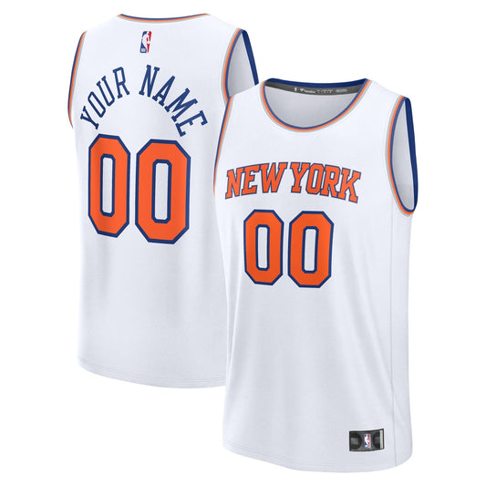 Youth New York Knicks Fanatics White Fast Break Custom product image 1